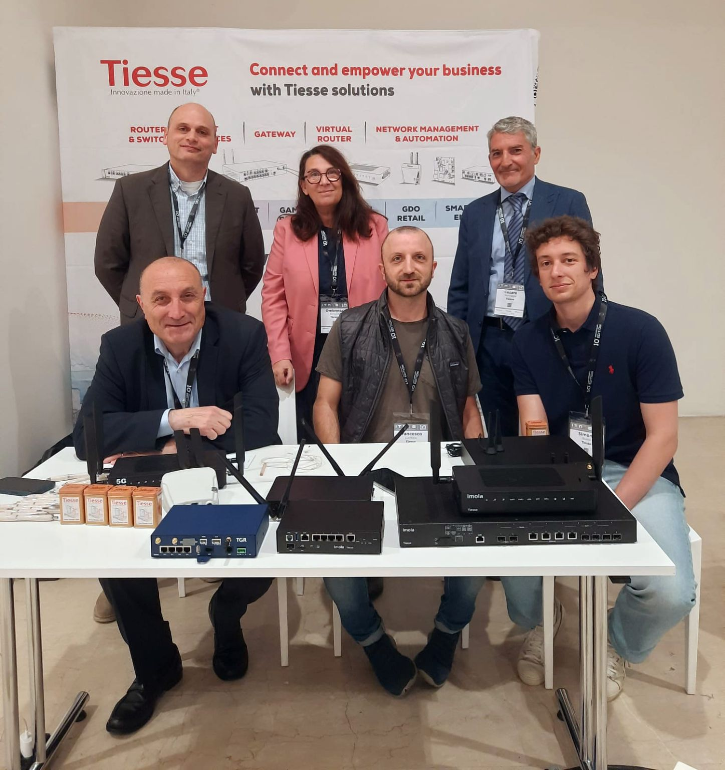 Il Team di esperti Tiesse a ITNOG10